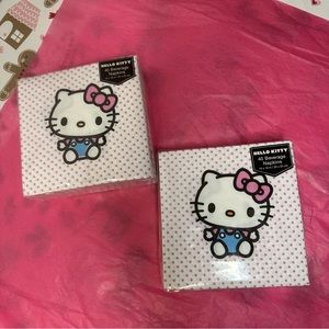 Hello Kitty Beverage Napkins 2 Sets of 40